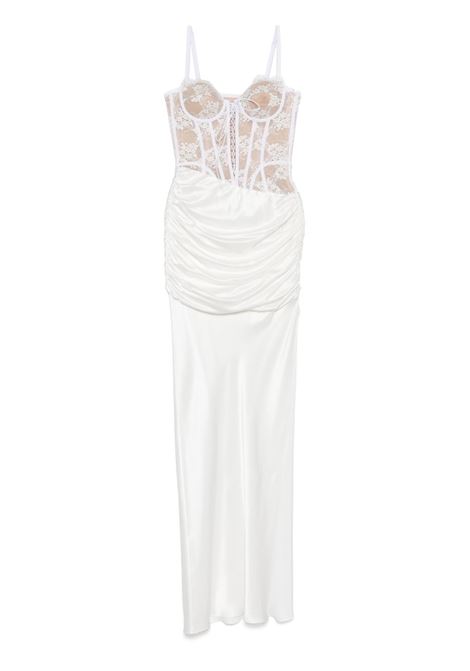 White corset-detail satin gown Giuseppe di morabito - women GIUSEPPE DI MORABITO | 04SSLD1390441903